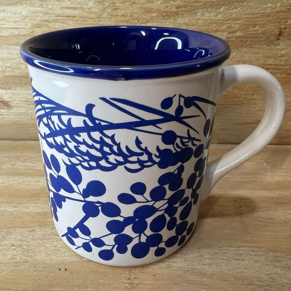 Vintage 1987 Potpourri Press MET Museum Art Mug Vincente Minetti Blue